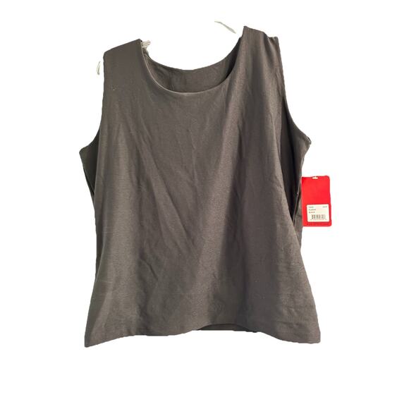 NEW SPANX BOD-A-BING 021W BLACK SLIM-X LINER TANK TOP SIZE XL - Picture 1 of 8